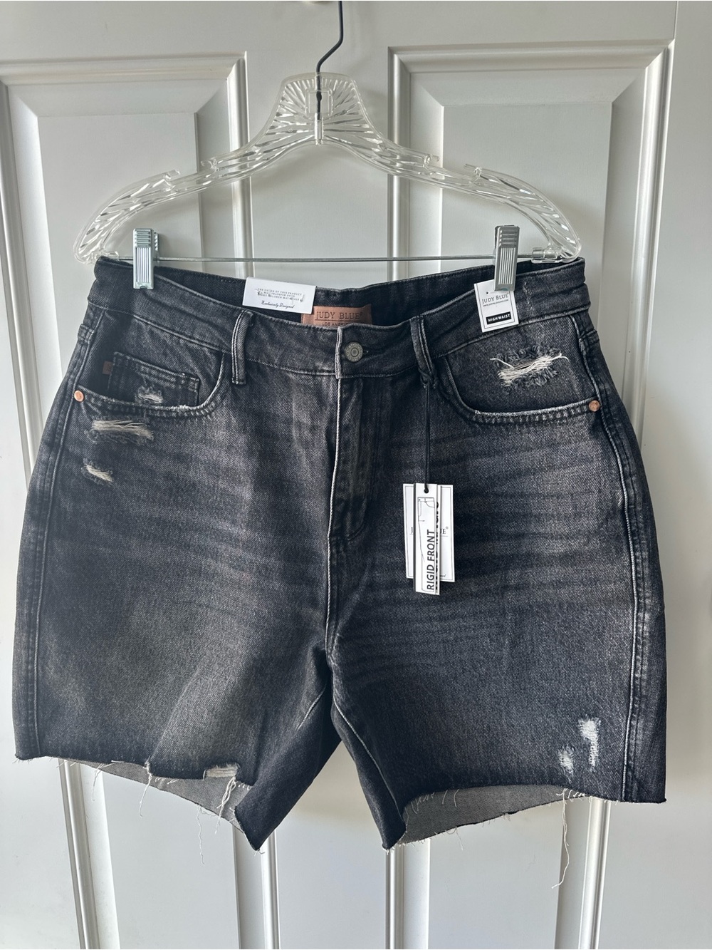 Judy Blue Black Distressed women’s Jean Shorts